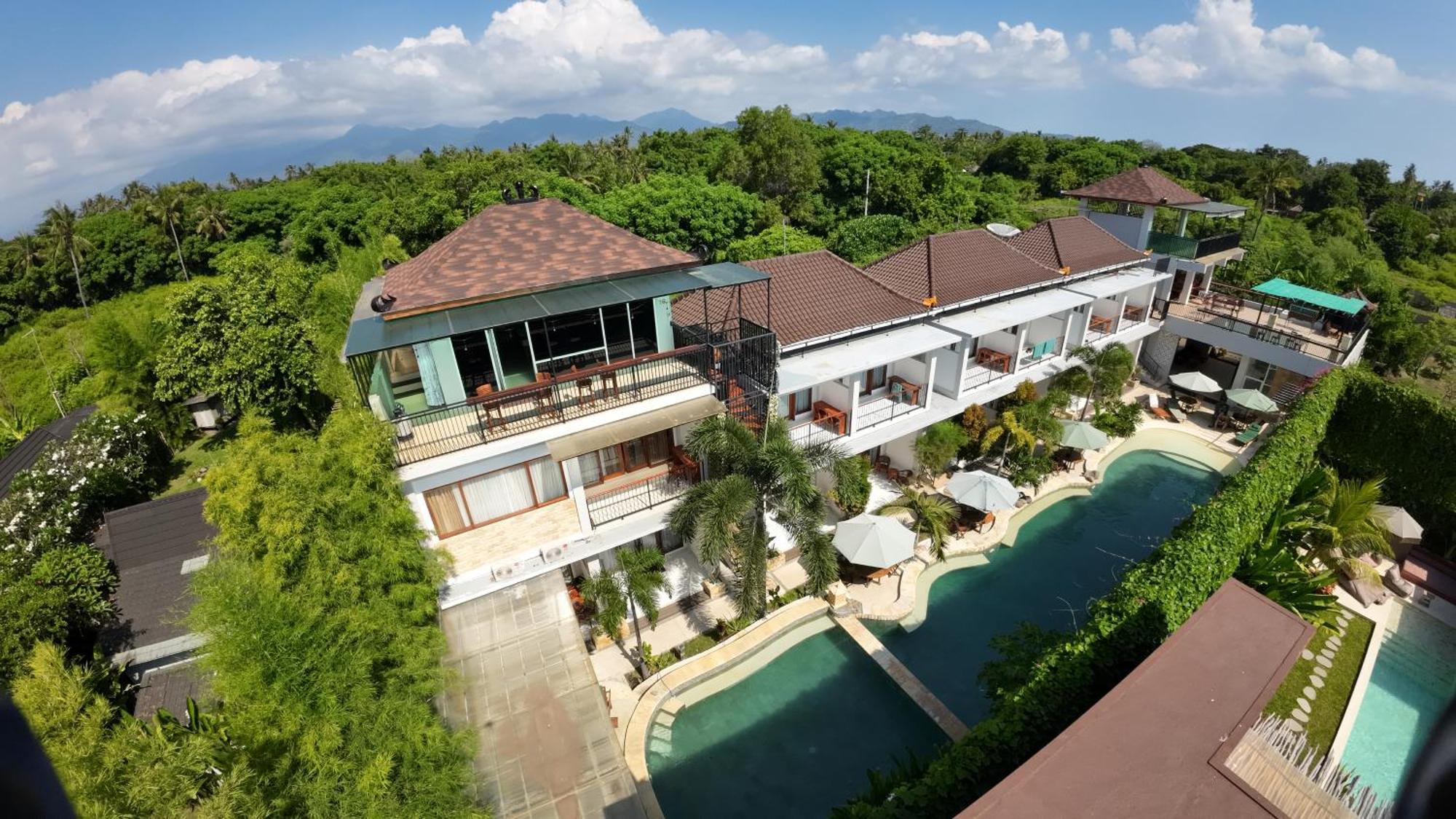 De Padma Gili Air Hotel Bagian luar foto
