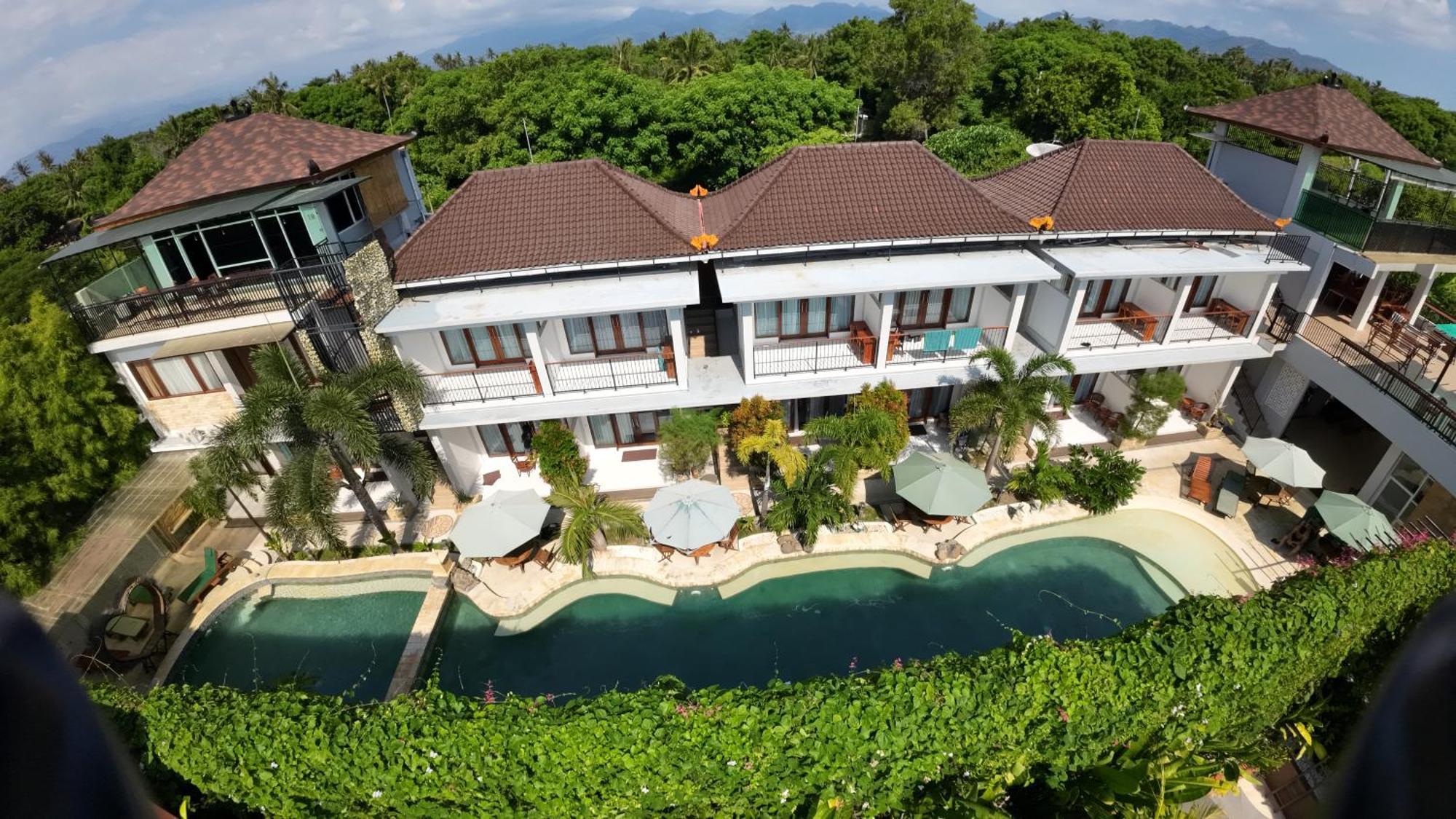 De Padma Gili Air Hotel Bagian luar foto